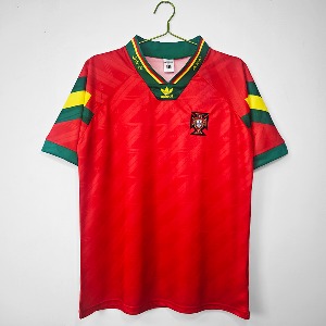 1992 포르투갈 국가 대표 Home 유니폼 상의 마킹 포함 무료 배송
