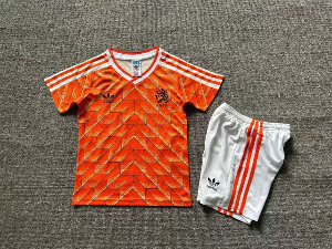 1998 네덜란드 국가대표 Home 유아동 유니폼 상하의 마킹 포함무료 배송