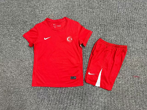2024 터키 국가대표 Away 유아동 유니폼 상하의 마킹 포함 무료 배송