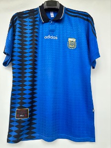 1994 아르헨티나 레트로 빅사이즈 유니폼 상의 마킹 포함 무료 배송